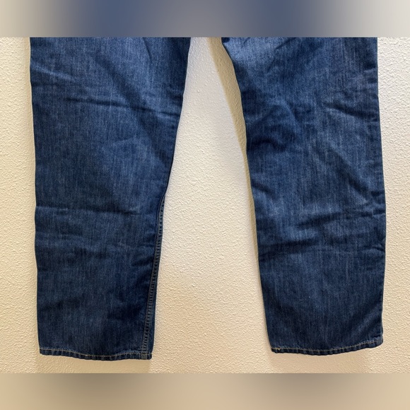 Levis 559 Relaxed Fit Straight Leg Distressed Cotton Blue Men's 36x32 - Picture 6 of 7